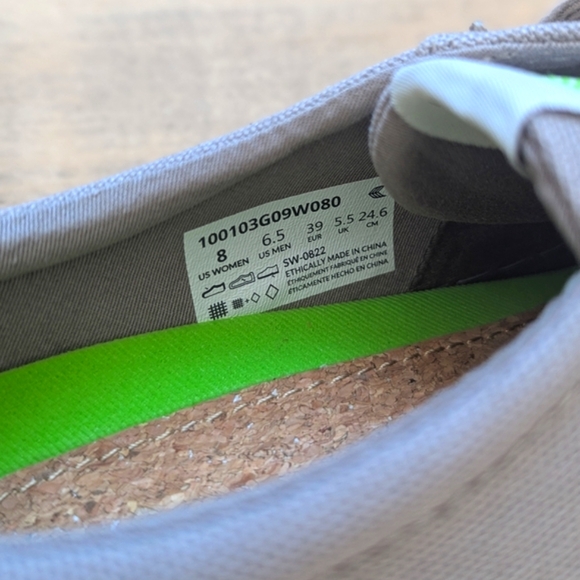 NWOT! Cariuma OCA Low Mystic Grey Canvas Sneakers - Size 8 - Picture 8 of 11